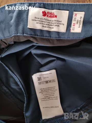 FJÄLLRÄVEN KAIPAK TROUSERS - мъжки трекинг панталон 52/Л, снимка 12 - Спортни дрехи, екипи - 50472115