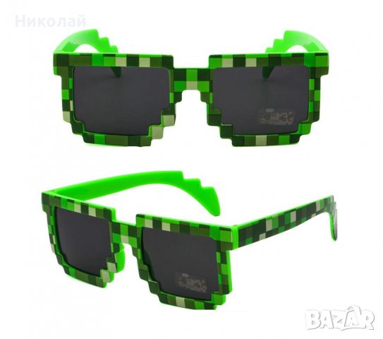 Слънчеви очила Minecraft , детски очила Майнкрафт, снимка 2 - Слънчеви и диоптрични очила - 39176478