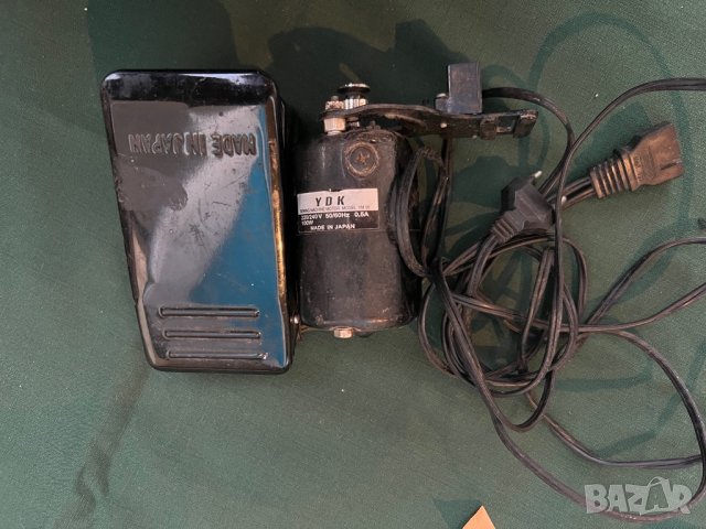 Продавам японски ел мотор  за шевна машина, снимка 1