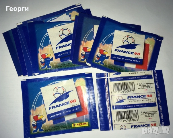 Стикери Франция 98 Панини (France 98 Panini) + други картинки от Италия., снимка 10 - Колекции - 52506338