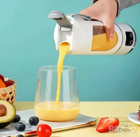 Преносим 450мл USB-Зареждащ се Блендер и Сокоизстисквачка , снимка 6 - Блендери - 49233862