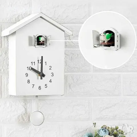 Стенен часовник с кукувица и махало 