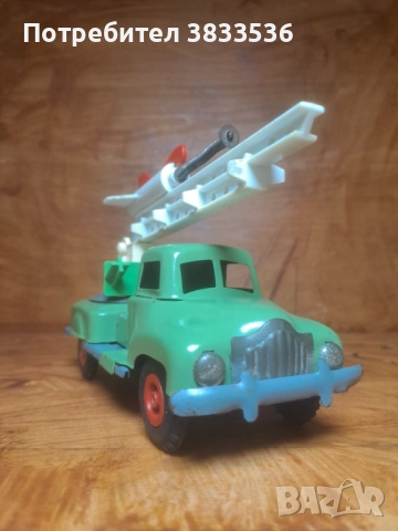 Vintage Полска соц.ламаринена играчка дтар камион Ракетоносец, снимка 6 - Коли, камиони, мотори, писти - 52345255