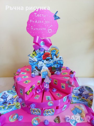 Торти от картон ,всякакви теми ,1лв за парче