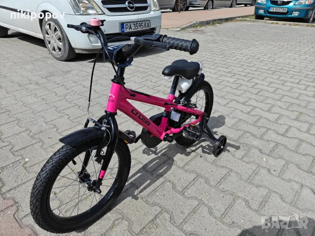 CROSS Детски велосипед 16" DIVA розов, снимка 7 - Велосипеди - 56528720