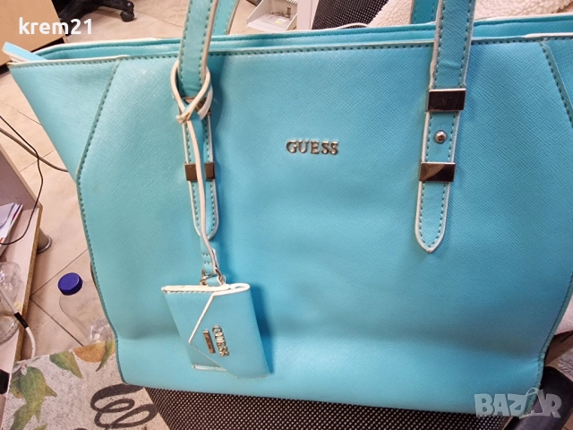 Guess дамска Уникална чанта , снимка 13 - Чанти - 52391745
