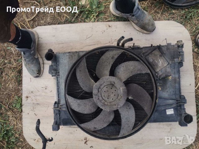 Перка вентилатор охлаждане охлаждаща Мерцедес Ц клас W203 Mercedes Temic A2035000293 885001966 CDI , снимка 2 - Части - 42346103