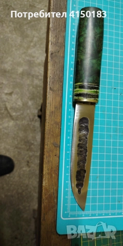 кован Якут от ШХ15 Твърдост HRC.60 размер на острие 140 мм обща дължина 280 ММ , снимка 3 - Други инструменти - 52900000