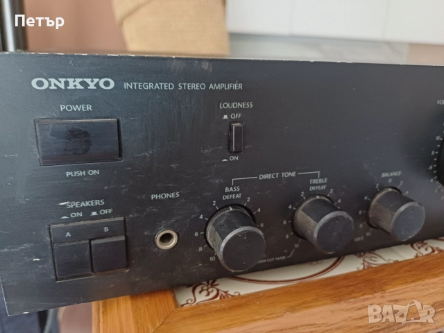 Усилвател  ONKYO A 8220, снимка 3 - Ресийвъри, усилватели, смесителни пултове - 51495763