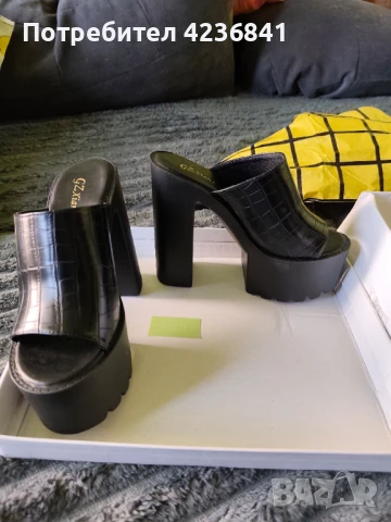 Сабо - високо без пръсти, снимка 2 - Сандали - 50767179