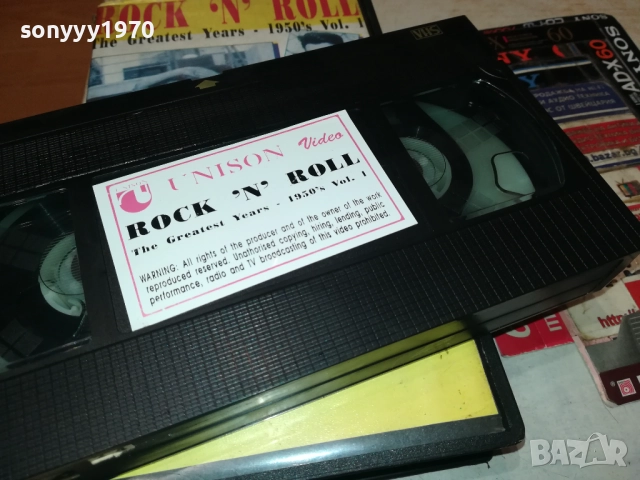UNISON ROCK N ROLL-ORIGINAL VHS VIDEO TAPE 0810250855, снимка 8 - Други музикални жанрове - 51982309
