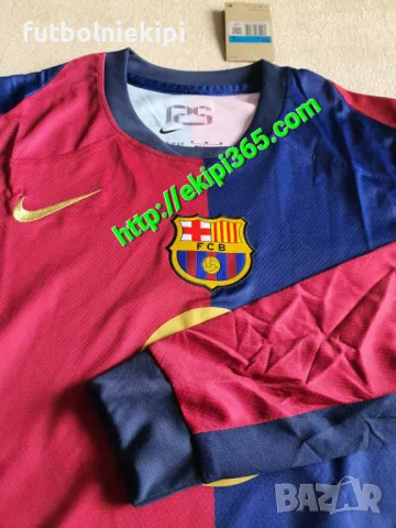 Последна - Барселона дълъг ръкав 2024/25 титулярна тениска, снимка 4 - Спортни дрехи, екипи - 26889913