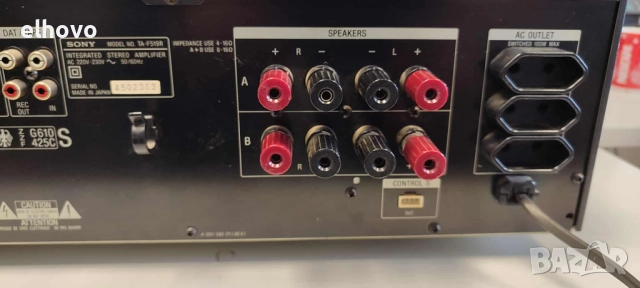 Стерео усилвател Sony TA-F519R, снимка 2 - Ресийвъри, усилватели, смесителни пултове - 51877971