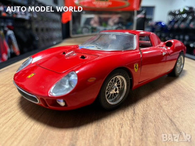 BBURAGO метална колекционерска количка модел FERARRI 250 1965г. 1:18