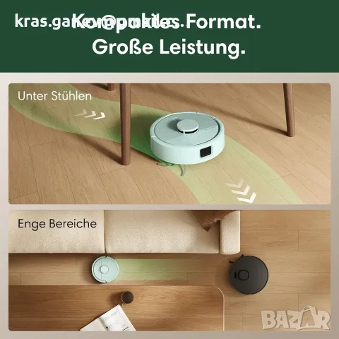 iRobot Roomba Mini – 7000 Pa, LiDAR, моп и AutoEmpty станция, снимка 4 - Прахосмукачки - 55879824