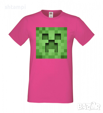 Мъжка тениска Creeper Face 3,майнкрафт,Minecraft,Игра,Забавление,подарък,Изненада,Рожден Ден., снимка 13 - Тениски - 36492795