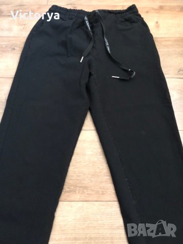 Черен панталон, снимка 1 - Панталони - 40618767