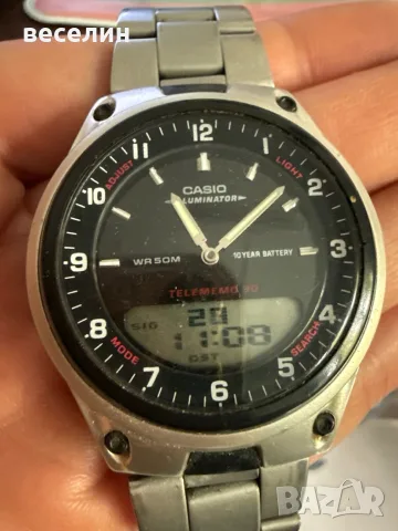 Практичен Casio Illuminator AW-80 – Аналогово-дигитален с 10-годишна батерия