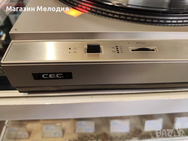 Много рядък грамофон C.E.C. ST 130 В отлично техническо и визуално състояние., снимка 7 - Грамофони - 51768774