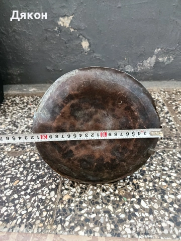 Стар меден ибрик, снимка 6 - Антикварни и старинни предмети - 53922031