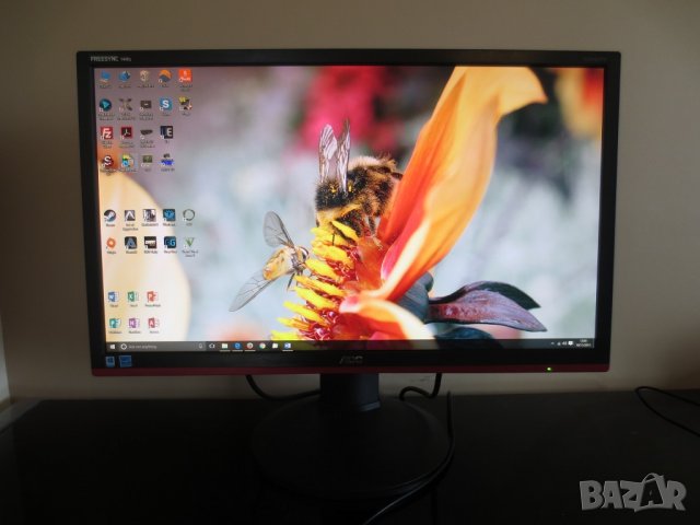 Монитор Gaming AOC 24”, 144 Hz, 1ms, LED TN, Full HD, FreeSync, Въртящ се, G2460PF