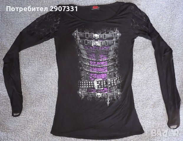 блуза в готически стил, снимка 1