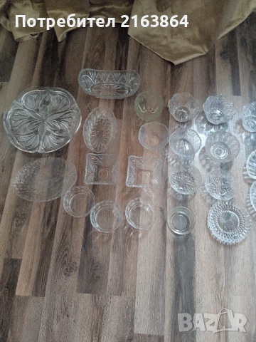 Стъклени прибори за дома, снимка 4 - Прибори за хранене, готвене и сервиране - 51151772