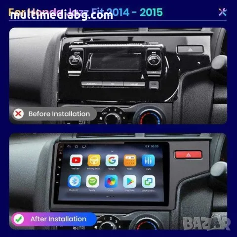 Honda Jazz 2014-2015 Мултимедия Навигация Android, снимка 2 - Аксесоари и консумативи - 50069676
