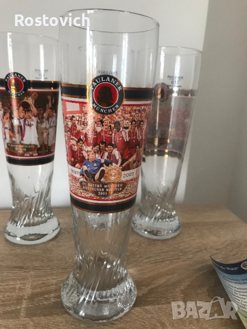 Чаши за бира FC Bayern, Paulaner , Munchen, Германия., снимка 4 - Чаши - 44552123