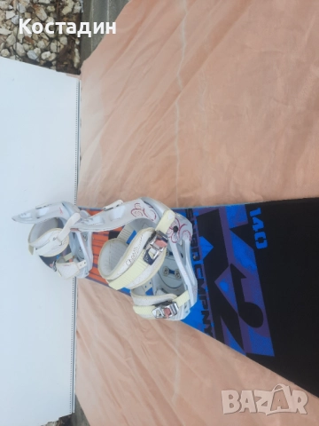 сноуборд  K2 CMPNY  с автомати  140см.  , снимка 4 - Зимни спортове - 52461949