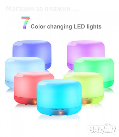 АРОМА ДИФУЗЕР ОВЛАЖНИТЕЛ ЗА ВЪЗДУХ 300 МЛ С ДИСТАНЦИОННО - код 2560, снимка 12 - Овлажнители и пречистватели за въздух - 34192342