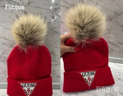 зимни шапки guess, снимка 4 - Шапки - 52787134