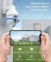 GALAYOU 2K охранителни камери на открито, WiFi домашно видеонаблюдение,водоустойчива камера,цветно, снимка 3
