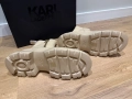Karl Lagerfeld бежови масивни боти, снимка 6