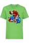 Детска тениска Mario Zombie VS Sonic Zombie,Игра,Изненада,Подарък,Празник,Повод, снимка 3
