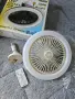 Таванен вентилатор и Led лампа Kleqop Led Socket fan lidght, снимка 3