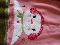 Весел Коледен пуловер със Снежко, снимка 6