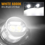 БЕЛИ LED крушки Angel Eyes ангелски очи за BMW E90 E91 E92 с Canbus, снимка 6