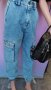 дамски дънки със странични джобове, снимка 1 - Дънки - 40343957