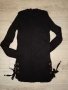 Блуза туника черна плетиво размер S , снимка 2