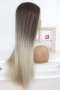 Дълга права омбре перука в русо и кестеняво Ивон, снимка 8