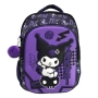 Ученическа раница Kuromi, Черно - Лилав, 32x15x42см, снимка 2