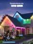 Интелигентни външни светлини APPECK, 30 м, 72 LED, RGB смарт постоянно външно осветление, снимка 7