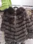 Палто от естетавен косъм лисица, снимка 2