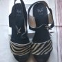 Естествена кожа дамски сандали, снимка 1 - Дамски обувки на ток - 30143939