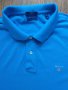 GANT The Original Polo Day Blue - страхотна мъжка тениска КАТО НОВА 2ХЛ, снимка 2