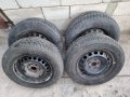 Зимни гуми с джанти и тасове 5x112 15', снимка 1 - Гуми и джанти - 42798922