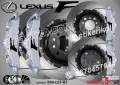 Lexus F Sport надписи за капаци на спирачни апарати , снимка 3