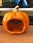 Малък керамичен свещник за Хелоуин / Halloween, снимка 3
