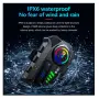 Bluetooth интеркоми за каска 6.0, CVC DSP шумопотискане, LED дисплей, IPX6, 1000 mAh, снимка 7